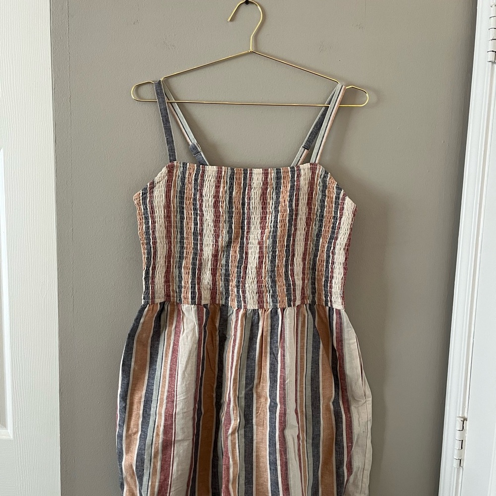 Striped Sleeveless romper